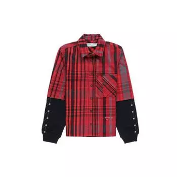 Off-White Рубашка в клетку Красные мужские топы OMGA083E19E230102010 S