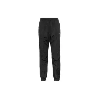 Off-White Solid Color Elastic Waist Joggers Regular Fit Men bottoms Black OMCA090S19A230011000 XS