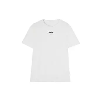 OFF-WHITE Спортивная футболка Arrow Outline S/S Белая/Черная мужская уличная одежда OMVA025C99FAB0010110 M