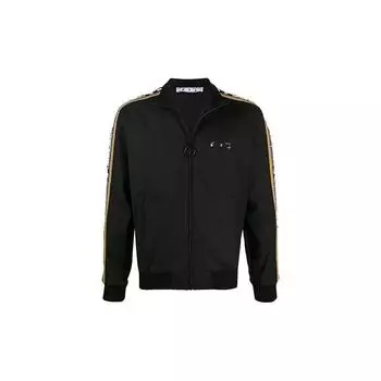 Off-White Спортивная куртка с боковой полосой Мужская Верхняя одежда Черный OMEA249F20FAB0011001 S