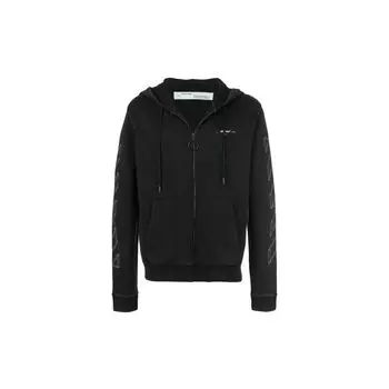 Off-White SS20 Куртка с принтом стрелок на спине Куртка унисекс Черная серая OMBB033E181920020901 XXS