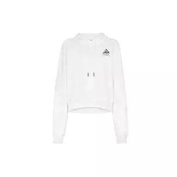 Off-White Свободная толстовка с капюшоном с логотипом Off-White Осенний сезон Женские топы Белый OWBB016R190030430110 S