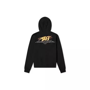 Off-White Thunder Slim Hoodie черные/желтые мужские топы OMBB034E20FLE0081018 M