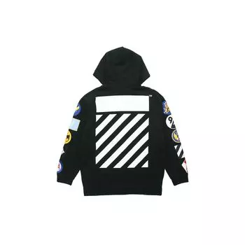 Off-White Толстовка на молнии с длинными рукавами и цветочным принтом, мужская верхняя одежда, черная OMBB009G20JER0011001 M