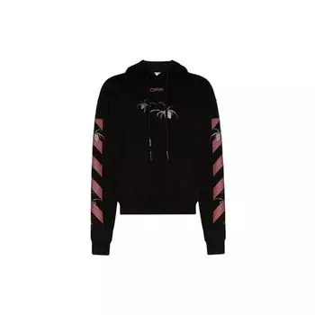 OFF-WHITE Толстовка Oversized Arachno Черная мужская уличная одежда OMBB037S20E300011024 XS