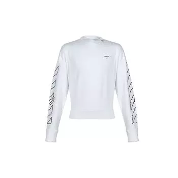 Off-White Толстовка с абстрактным логотипом Белые мужские топы OMBA035F19E300110110 L