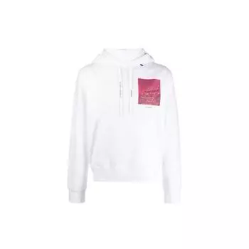 OFF-WHITE Толстовка свободного кроя Arrows Sketch Белая мужская уличная одежда OMBB034E19E300090128 L