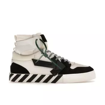 OFF-WHITE Vulc High White Black Men Sneakers OMIA225S22LEA0010410 40