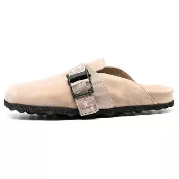 Off-White замшевые промышленные поясные сабо песочные женские кроссовки кремовые OWIJ020F22LEA0011717 35