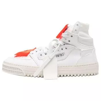 Off-White Женские кроссовки Off-Court 3.0 High Белые 2024 Оранжевые OWIA112C99LEA004-0120 40