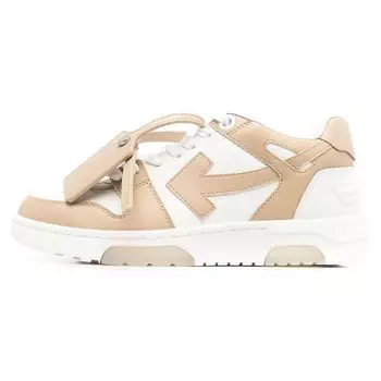 Off-White Женские кроссовки Out of Office White Sand Tan OWIA259S22LEA001-0117 35