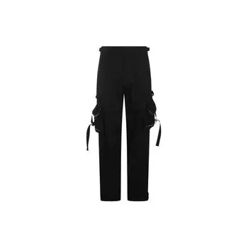 Off-White Zip Cot Cargo Pant Black Men Bottoms OMCF041C99FAB0011000 M
