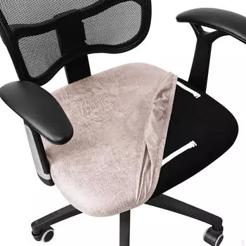 Чехол на офисное кресло, Подушка Solid Доставка, Чехол на обеденное сиденье для офиса, комнаты, белый