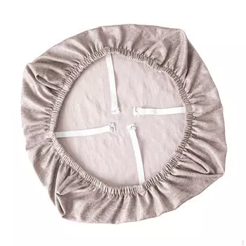 Чехол на офисное кресло, сиденье для столовой, съемный поворотный чехол из полиуретана для стола белый