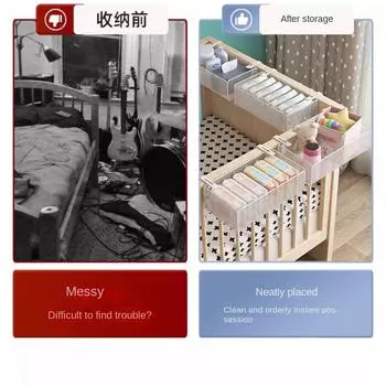 Office Desk Divider Hanging Storage Basket Organizer with Adjustable Bedside Hooks Shelf Rack for Office Organization