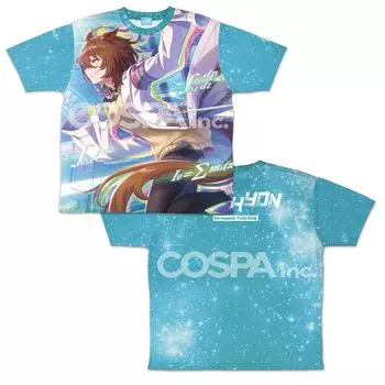 [Official] 2D Cospa Uma Musume Pretty Derby Agnes Tachyon Double Sided Full Graphic T-Shirt L Size