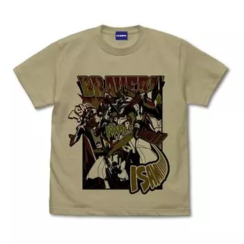 [Official] Cospa Courage Explosion Burn Brave Burn Isami T-shirt SAND KHAKI XL size