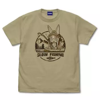 [Official] Cospa Made in Abyss Golden Land of Retsu Sun Fishing Nanachi T-shirt SAND KHAKI M size