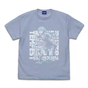 [Official] Cospa That Time I Got Reincarnated as a Slime Rimuru Tempest Square T-shirt ACID BLUE XL size