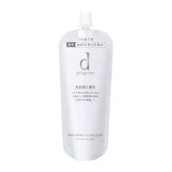 [Official] d Program Brightening Clear Lotion MB Lotion Refill [Quasi-drug] Whitening Care for Sensitive Skin 120mL