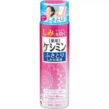 [Official] Kobayashi Pharmaceutical Keshimin Wipe-off Stain Countermeasure Liquid Wipes off dead skin cells that have grown due to poor turnover, etc.