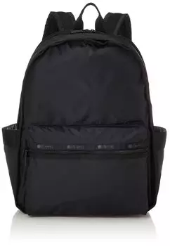 Official Rucksack Backpack ROUTE Recycled Black JP FREE [LeSportsac] BACKPACK/3747 Women s