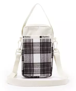 Official Shoulder Bag MINI PHONE Classic Tartan Corduroy [LeSportsac] CROSSBODY/3505 Women s