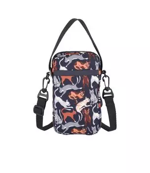 Official Shoulder Bag MINI PHONE Curious Cats [LeSportsac] CROSSBODY/3505 Women s