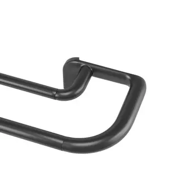 Official Umbra Twilight Double Curtain Black Rod, 76-223cm, чёрный