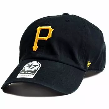 Официальная бейсболка Seven Cleanup Major League [Forty Brand] Pirates/Черная