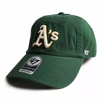 Официальная бейсболка высшей лиги Seven Cleanup [Forty Brand] Легкая атлетика/зеленый