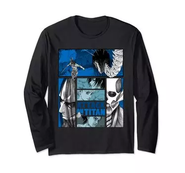 Официальная футболка с длинным рукавом Attack on Titan Battle of Heaven and Earth 2 [2nd Goods] чёрный