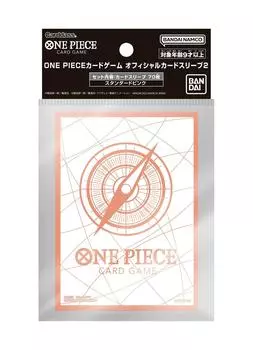 Официальная карточная игра BANDAI ONE PIECE, стандартный чехол 2 (розовый)
