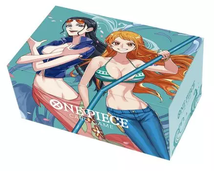 Официальная коробка для хранения карточной игры BANDAI ONE PIECE Нами Робин и