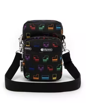 Официальная наплечная сумка MINI PHONE Тетрис Падающие блоки [LeSportsac] СУМКА/1301 Женская