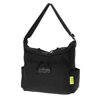 Официальная наплечная сумка Shoulder 420D черная [Manhattan Portage] Продукт, Сумка, Сумка Bed-Stuy, Водонепроницаемая, чёрный
