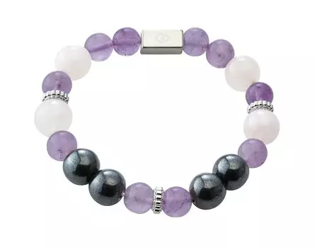 Официальная ограниченная серия магнитных аксессуаров Loop EN Rose Quartz x Amethyst Размер M [Colantotte]