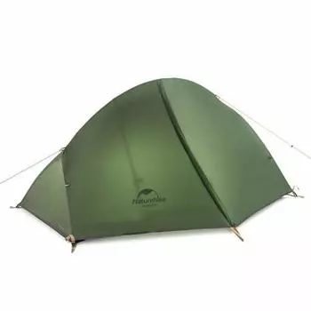 Официальная палатка Naturehike Shop, одноместная, легкая, компактная, с передней комнатой, для кемпинга, отдельно стоящая, водонепроницаемая, 4000 мм, двухслойная