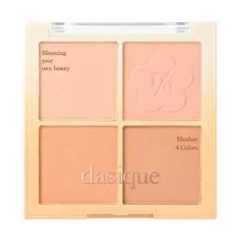 Официальная палетка теней для век Daisyik Blending Mood Cheek Blending Mood Cheek/Blusher Palette/4-цветные румяна/Yebe/Brevet/Теплые и холодные тона/Палитра теней для век (12 Золотой Ф