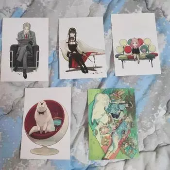 Официальная почтовая открытка Spy Family