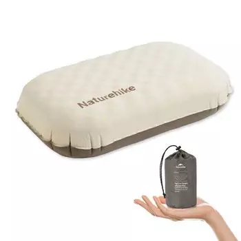 Официальная подушка для кемпинга Naturehike Air Pillow 2in1 Sleeping Comfort Регулируемая высота Ультралегкая 160 г Легко моется На открытом воздухе Ультралегкая Компактная
