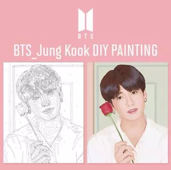 Официальная раскраска BTS Goods, JungKook