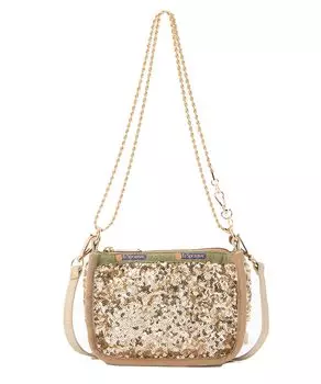 Официальная сумка через плечо 2WAY CHAIN MINI Sunshine Gold [LeSportsac] BAG/1060 женская
