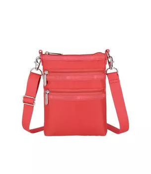Официальная сумка через плечо 3 ZIP Rosy Red [LeSportsac] CROSSBODY/4007 женская