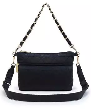 Официальная сумка через плечо CHAIN COSMETIC Deep Sea Blue Quilt [LeSportsac] CLUTCH/1638 Женская