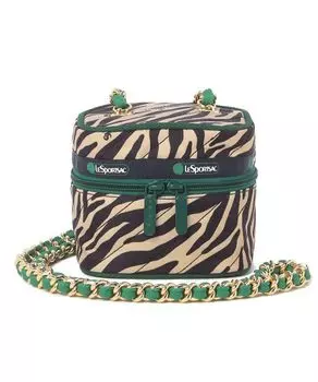 Официальная сумка через плечо CHAIN VANITY Cream Zebra [LeSportsac] BAG/1445 женская