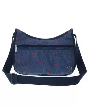Официальная сумка через плечо CLASSIC Denim Strawberry [LeSportsac] HOBO/7520 Женская