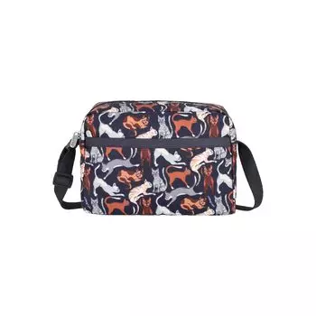 Официальная сумка через плечо DANIELLA Curious Cats [LeSportsac] CROSSBODY/2434 для женщин