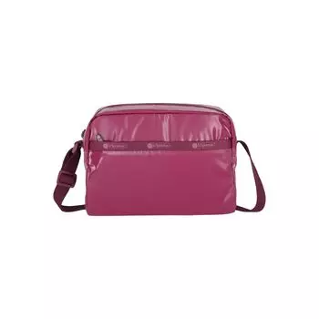 Официальная сумка через плечо DANIELLA Purple Berry Shine [LeSportsac] CROSSBODY/2434 для женщин