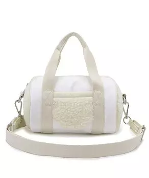 Официальная сумка через плечо DENIM ROLL White Sherpa [LeSportsac] BAG/1586 Женская джинсовая/кремовая
